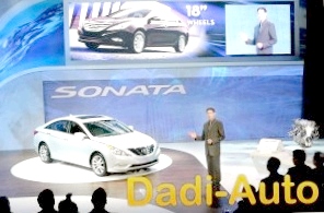 Hyundai показала как будет выглядеть новая Sonata NF-гибрид