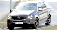 Шпионские снимки Mercedes-Benz ML 2012